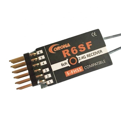 6 Channel 6ch Futaba Rc Transmitter And Receiver Recepteur Corona R6sf Receiver