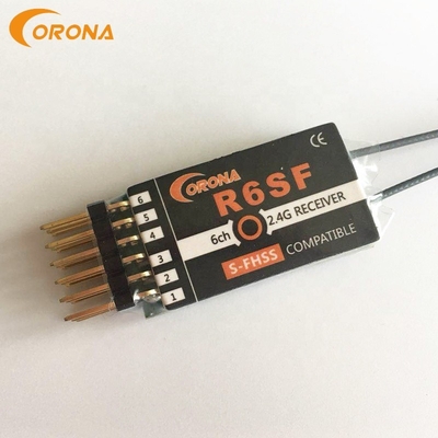 6 Channel 6ch Futaba Rc Transmitter And Receiver Recepteur Corona R6sf Receiver