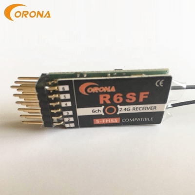 6 Channel 6ch Futaba Rc Transmitter And Receiver Recepteur Corona R6sf Receiver
