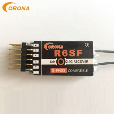 6 Channel 6ch Futaba Rc Transmitter And Receiver Recepteur Corona R6sf Receiver